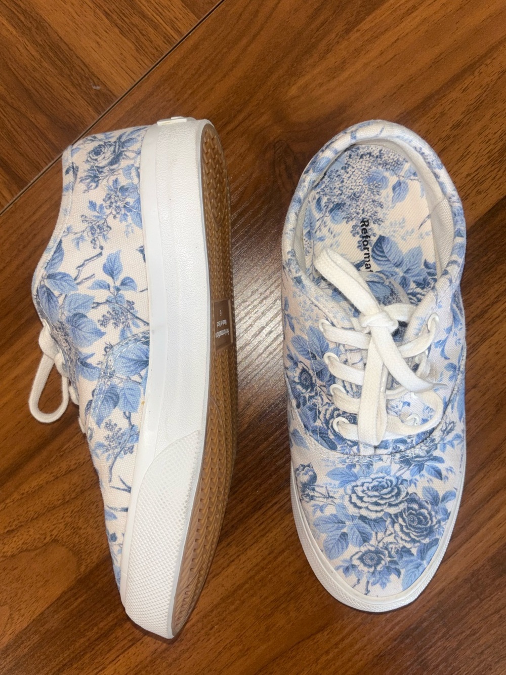 Reformation Harlow sneakers - white floral NEW 6 - Picture 5 of 7